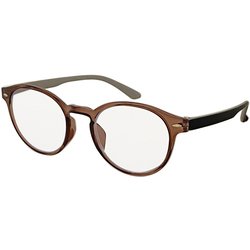 リーディンググラス シニアグラス 老眼鏡 AG01 BR ＋1.00