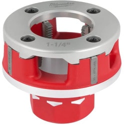 4932480248 [milwaukee 鋼管用チェーザ（4枚）付ダイヘッド 1-1/4”（32A）]