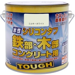 ニッぺ 水性シリコンタフ ミルキーホワイト 1.6L