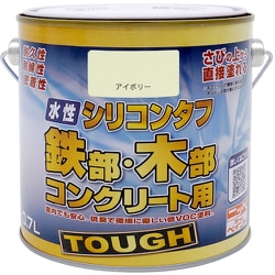 ニッぺ 水性シリコンタフ アイボリー 1.6L