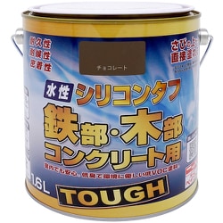 ニッぺ 水性シリコンタフ チョコレート 1.6L