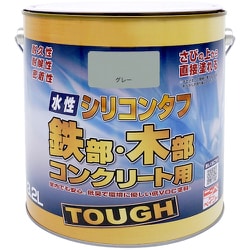 ニッぺ 水性シリコンタフ グレー 3.2L