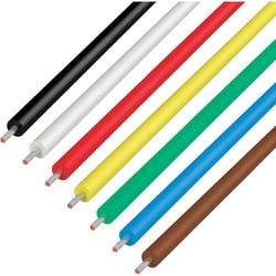 UL1015 [KYОWA UL耐熱ビニル絶縁電線 UL1015 AWG20 2MX7色]