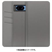 WORK13GG-NEWGY-GPX8A [Pixel 8a 用 PUレザースマホケース/スタンド機能＆カードポケット付き [グレー]]