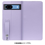 WORK23GG-PL-GPX8A [Google Pixel 8a 用 ベルト付きの本革スマホケース/スタンド機能＆カードポケット付き [ラベンダー]]