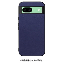 WORK24GG-NY-GPX8A [Google Pixel 8a 用 PUレザースマホケース/ストラップホール付き [ネイビー]]