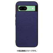WORK24GG-NY-GPX8A [Google Pixel 8a 用 PUレザースマホケース/ストラップホール付き [ネイビー]]