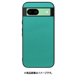 WORK24GG-TQ-GPX8A [Google Pixel 8a 用 レザースマホケース/ストラップホール付き [ターコイズ]]