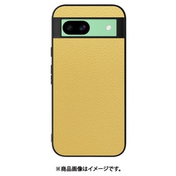 WORK25GG-YL-GPX8A [Google Pixel 8a 用 本革スマホケース/ストラップホール付き [ジャスミンイエロー]]