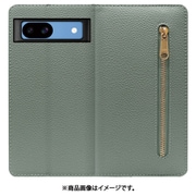 WORK27GG-DG-GPX8A [Google Pixel 8a 用 本革スマホケース/スタンド機能＆カードポケット付き [ダルグリーン]]