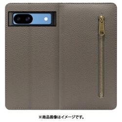 WORK27GG-GB-GPX8A [Google Pixel 8a 用 本革スマホケース/スタンド機能＆カードポケット付き [グレージュ]]