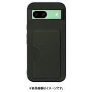 WORK28GG-EG-GPX8A [Google Pixel 8a 用 PUレザースマホケース/カードポケット&ストラップホール付き [エバーグリーン]]