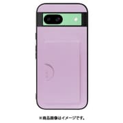 WORK28GG-LLC-GPX8A [Google Pixel 8a 用 PUレザースマホケース/カードポケット&ストラップホール付き [ライラック]]