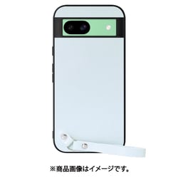 WORK33GG-BU-GPX8A [Google Pixel 8a 用 本革スマホケース/ストラップ＆ストラップホール付き [シャーベットブルー]]