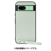 WORK33GG-GN-GPX8A [Google Pixel 8a 用 本革スマホケース/ストラップ＆ストラップホール付き [アイスグリーン]]