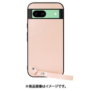 WORK33GG-PK-GPX8A [Google Pixel 8a 用 本革スマホケース/ストラップ＆ストラップホール付き [ピーチピンク]]