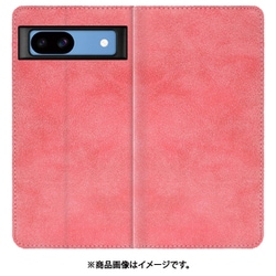 WORK34GG-PK-GPX8A [Google Pixel 8a 用 PUレザースマホケース/スタンド機能＆カードポケット付き [スプリングピンク]]