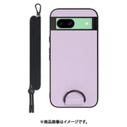 WORK37GG-PL-GPX8A [Google Pixel 8a 用 首掛けスマホケース/ネックストラップ付き [ラベンダーパープル]]