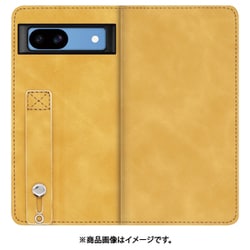 WORK42GG-YL-GPX8A [Google Pixel 8a 用 ベルト付きスマホケース/スタンド機能＆カードポケット付き [ゴールデンイエロー]]