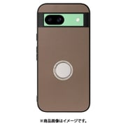 WORK48GG-BN-GPX8A [Google Pixel 8a 用 本革スマホケース/スタンド機能＆ストラップホール付き [ラテブラウン]]