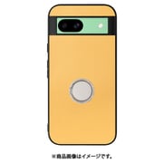 WORK48GG-YL-GPX8A [Google Pixel 8a 用 本革スマホケース/スタンド機能＆ストラップホール付き [イエローベージュ]]