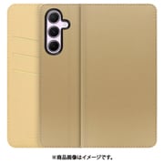 Galaxy A55 用 PUレザースマホケース/スタンド機能＆カードポケット付き [ゴールド] WORK13GX-NEWGD-GA555G