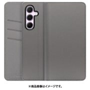 Galaxy A55 用 PUレザースマホケース/スタンド機能＆カードポケット付き [グレー] WORK13GX-NEWGY-GA555G