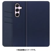 Galaxy A55 用 PUレザースマホケース/スタンド機能＆カードポケット付き [ネイビー] WORK13GX-NEWNY-GA555G
