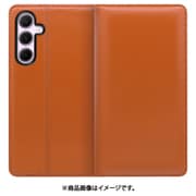 Galaxy A55 5G 用 本革スマホケース/スタンド機能＆カードポケット付き [オレンジ] WORK14GX-OG-GA555G