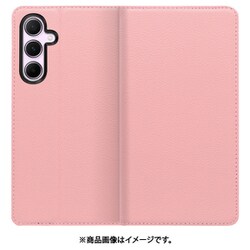 Galaxy A55 5G 用 本革スマホケース/スタンド機能＆カードポケット付き [ピンク] WORK16GX-PK-GA555G