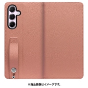 Galaxy A55 5G 用 ベルト付きの本革スマホケース/スタンド機能＆カードポケット付き [フラミンゴ] WORK23GX-FM-GA555G