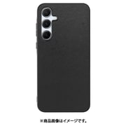 Galaxy A55 5G 用 PUレザースマホケース/ストラップホール付き [ブラック] WORK24GX-BK-GA555G