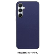 Galaxy A55 5G 用 PUレザースマホケース/ストラップホール付き [ネイビー] WORK24GX-NY-GA555G
