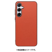 Galaxy A55 5G 用 PUレザースマホケース/ストラップホール付き [オレンジ] WORK24GX-OG-GA555G