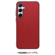 Galaxy A55 5G 用 PUレザースマホケース/ストラップホール付き [レッド] WORK24GX-RD-GA555G