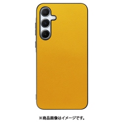 Galaxy A55 5G 用 レザースマホケース/ストラップホール付き [パンプキン] WORK24GX-PMP-GA555G