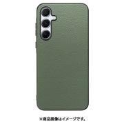 Galaxy A55 5G 用 本革スマホケース/ストラップホール付き [ダルグリーン] WORK25GX-DG-GA555G