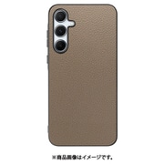 Galaxy A55 5G 用 本革スマホケース/ストラップホール付き [グレージュ] WORK25GX-GB-GA555G