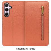 Galaxy A55 5G 用 本革スマホケース/スタンド機能＆カードポケット付き [フラミンゴ] WORK27GX-FM-GA555G