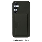 Galaxy A55 5G 用 PUレザースマホケース/カードポケット&ストラップホール付き [エバーグリーン] WORK28GX-EG-GA555G
