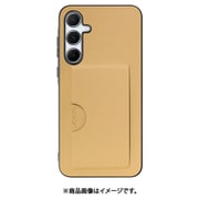 Galaxy A55 5G 用 PUレザースマホケース/カードポケット&ストラップホール付き [ゴールド] WORK28GX-GD-GA555G