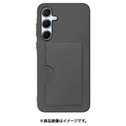Galaxy A55 5G 用 PUレザースマホケース/カードポケット&ストラップホール付き [グレー] WORK28GX-GY-GA555G