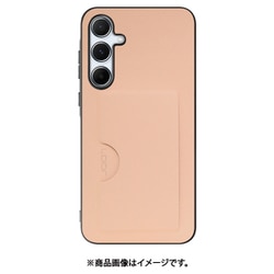 Galaxy A55 5G 用 PUレザースマホケース/カードポケット&ストラップホール付き [アンバーローズ] WORK28GX-RS-GA555G