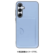 Galaxy A55 5G 用 PUレザースマホケース/カードポケット&ストラップホール付き [ベビーブルー] WORK28GX-BU-GA555G