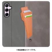 Galaxy A55 5G 用 PUレザースマホケース/スタンド機能＆カードホルダー付き [エレファントグレー] WORK36GX-GY-GA555G