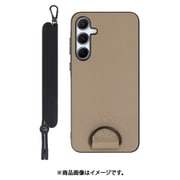 Galaxy A55 5G 用 首掛けスマホケース/ネックストラップ付き [ラテブラウン] WORK37GX-BN-GA555G