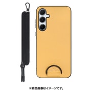 Galaxy A55 5G 用 首掛けスマホケース/ネックストラップ付き [イエローベージュ] WORK37GX-YL-GA555G