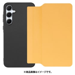 Galaxy A55 5G 用 PUレザースマホケース/ストラップホール＆カードポケット付き [メープルオレンジ] WORK38GX-OG-GA555G