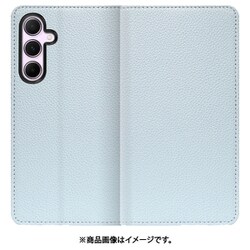 Galaxy A55 5G 用 本革スマホケース/スタンド機能＆カードポケット付き [スカイブルー] WORK47GX-BU-GA555G