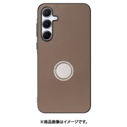 Galaxy A55 5G 用 本革スマホケース/スタンド機能＆ストラップホール付き [ラテブラウン] WORK48GX-BN-GA555G